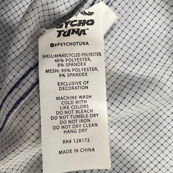 Psycho Tuna Tipsy Tiki Short Sleeve Button Up Shirt in Sodalite Blue - Picture 8 of 8